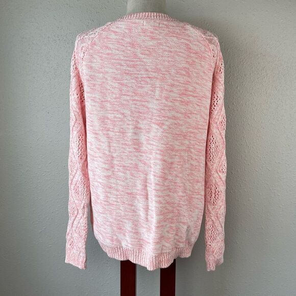 Sonoma Pink Sweater Top Size L EUC - Picture 5 of 7